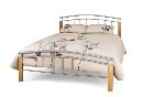 Serene Furnishings Tetras Silver Bed Frame